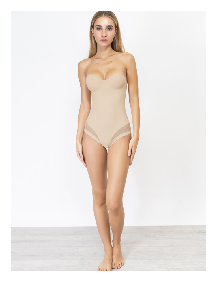 Боди из микрофибры Sielei "Everybody" 1852 пудра 