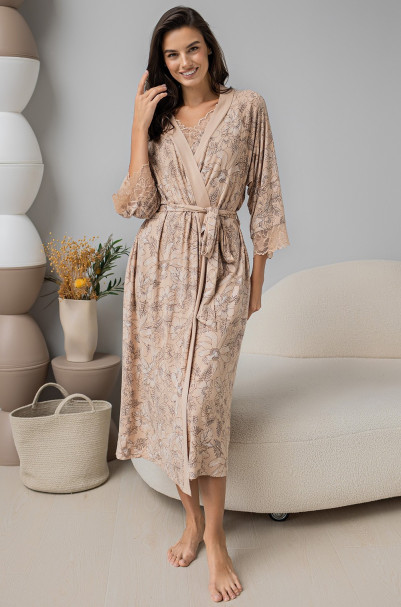 Халат домашний женский из вискозы Mia-Amore "Nelly" 1949