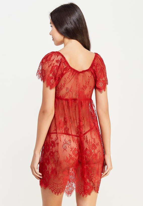 Туника кружевная Mia-Amore "Chanel" 2024 бордовый