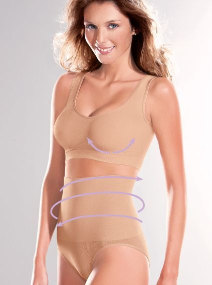 Трусики-слип с завышенной талией "Jessa"