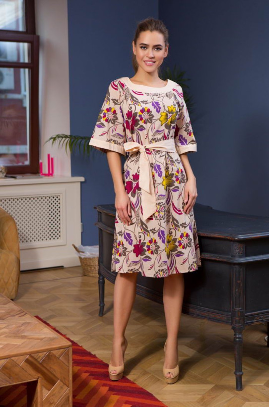 Туника домашняя женская из хлопка Mia-Mia "Sahara" 16303