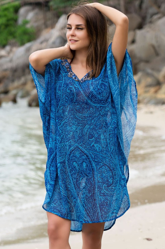 Туника пляжная из шифона Mia-Amore "Piviera" 8250