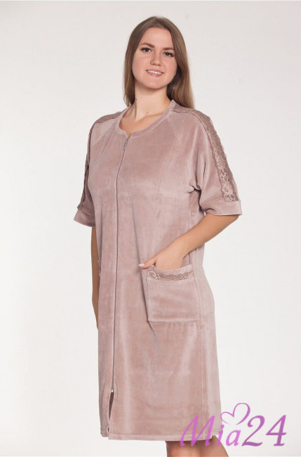 Халат домашний велюровый "Весталия" 3176