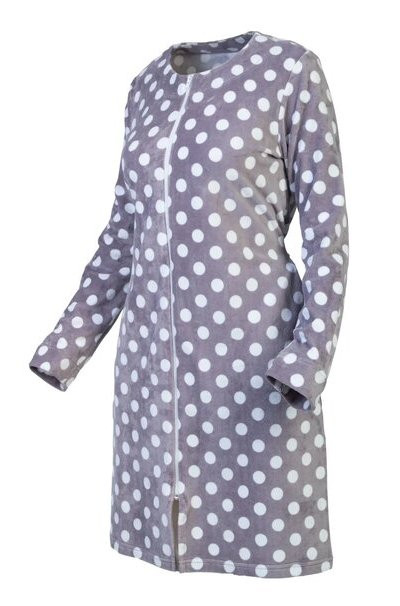 Халат велюровый "МоноТекс" 41А розовый