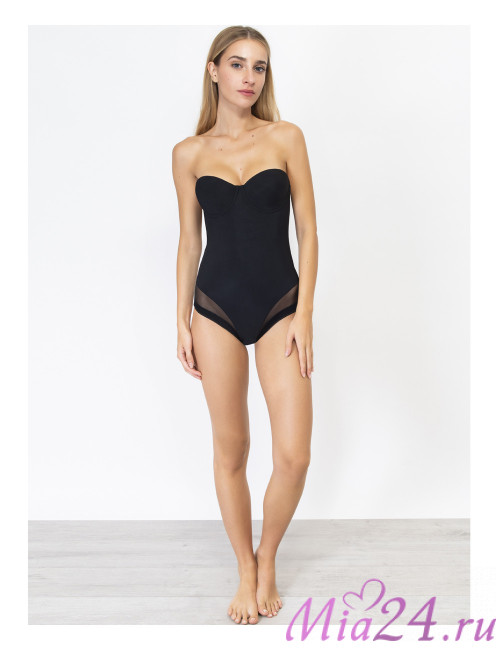 Боди из микрофибры Sielei "Everybody" 1852 черный