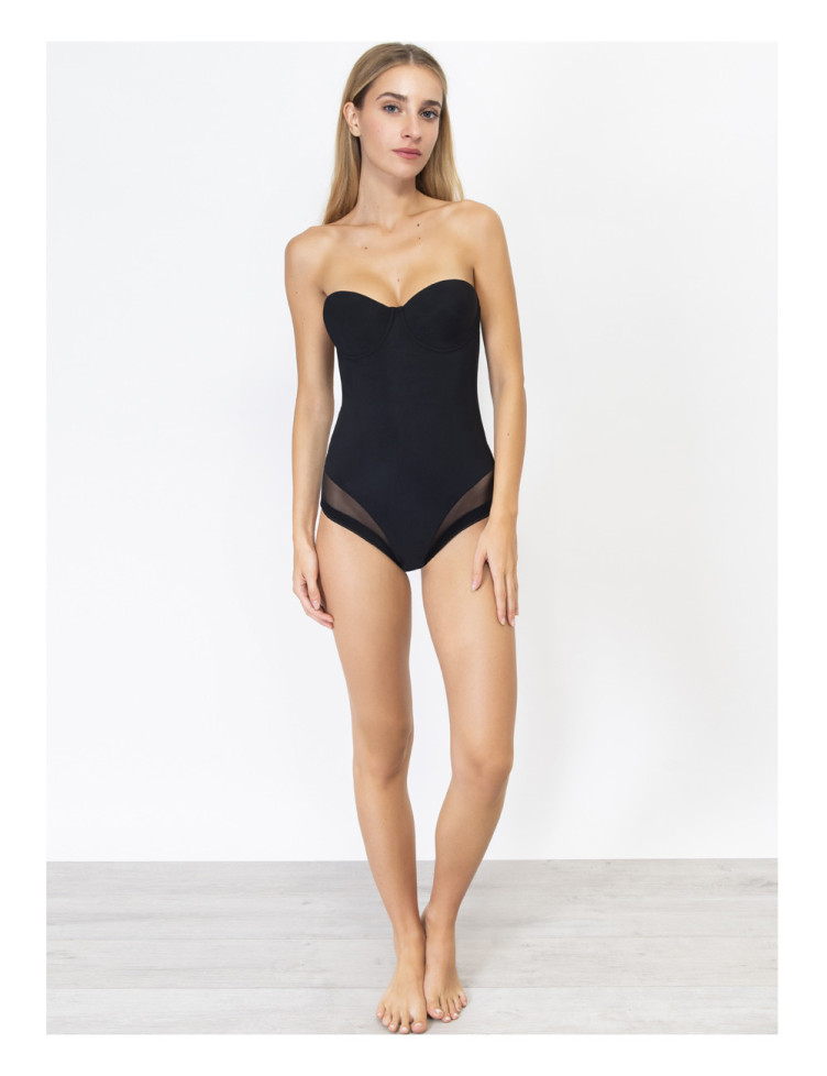 Боди из микрофибры Sielei "Everybody" 1852 черный