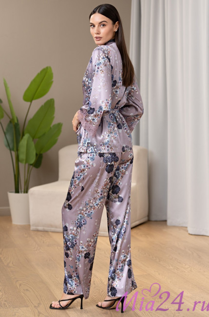 Комплект-тройка женский шелковый Mia-Amore "Primrose" 4065