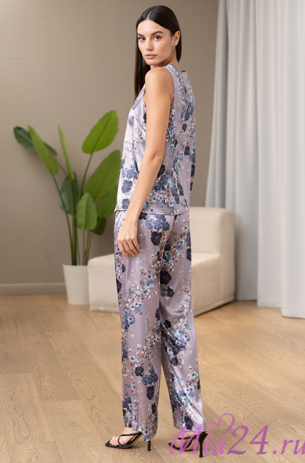 Комплект-тройка женский шелковый Mia-Amore "Primrose" 4065