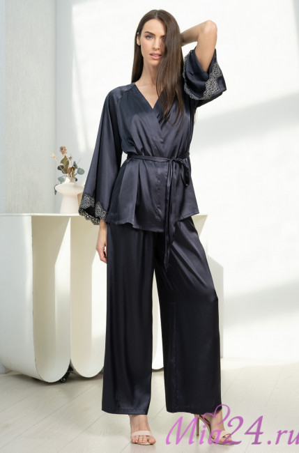Комплект-тройка домашний женский шелковый Mia-Amore "Emmanuelle" 4345 Комплект-тройка домашний женский шелковый Mia-Amore "Emmanuelle" 4345