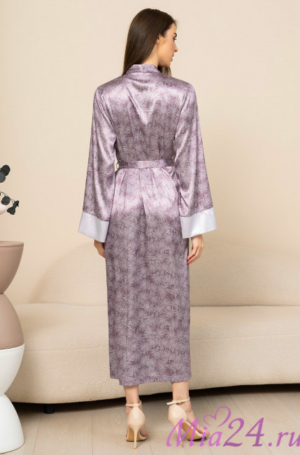 Халат длинный женский шелковый Mia-Amore "Esenia" 4359 Халат длинный женский шелковый Mia-Amore "Esenia" 4359