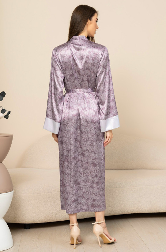 Халат длинный женский шелковый Mia-Amore "Esenia" 4359