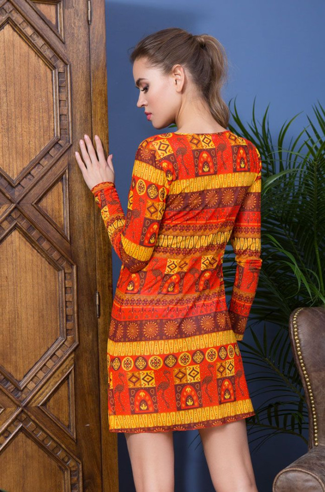 Туника пляжная женская Mia-Mia "Adelin" 19214 оранжевый