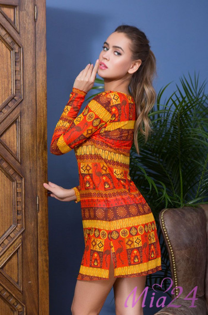 Туника пляжная женская Mia-Mia "Adelin" 19214 оранжевый