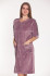 Халат домашний велюровый сиреневый "Весталия" 3176 Халат домашний велюровый сиреневый "Весталия" 3176