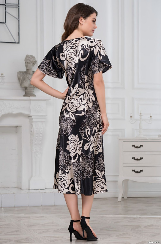 Сорочка длинная женская Mia-Amore "Da Vinci" 8448 черный  