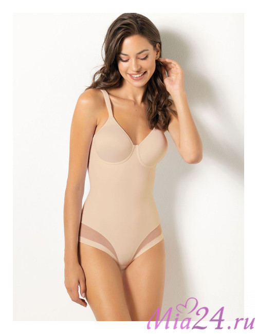 Боди из микрофибры Sielei "Everybody" 1856 пудра   Боди из микрофибры Sielei "Everybody" 1856 пудра