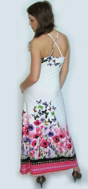 Платье летнее женское длинное Серебряная ладья 1037