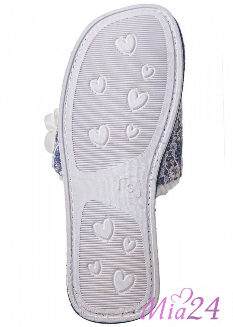 KT-57857 Тапочки домашние "Кружево"