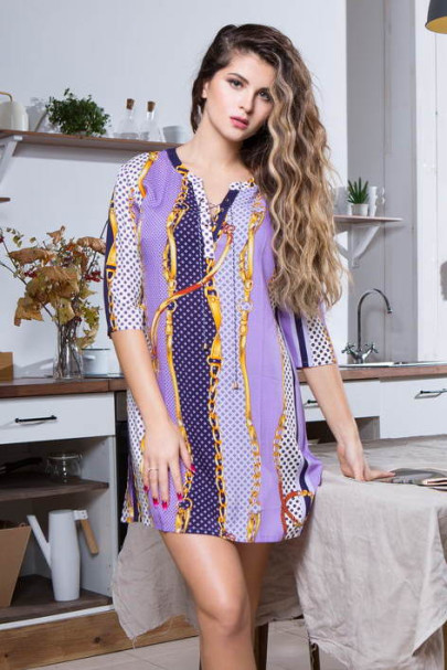 Туника женская короткая из вискозы Mia-Mia "Lilla" 16404