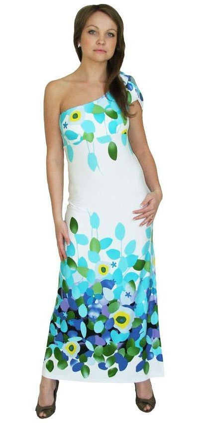 Платье летнее женское длинное Серебряная ладья 1033