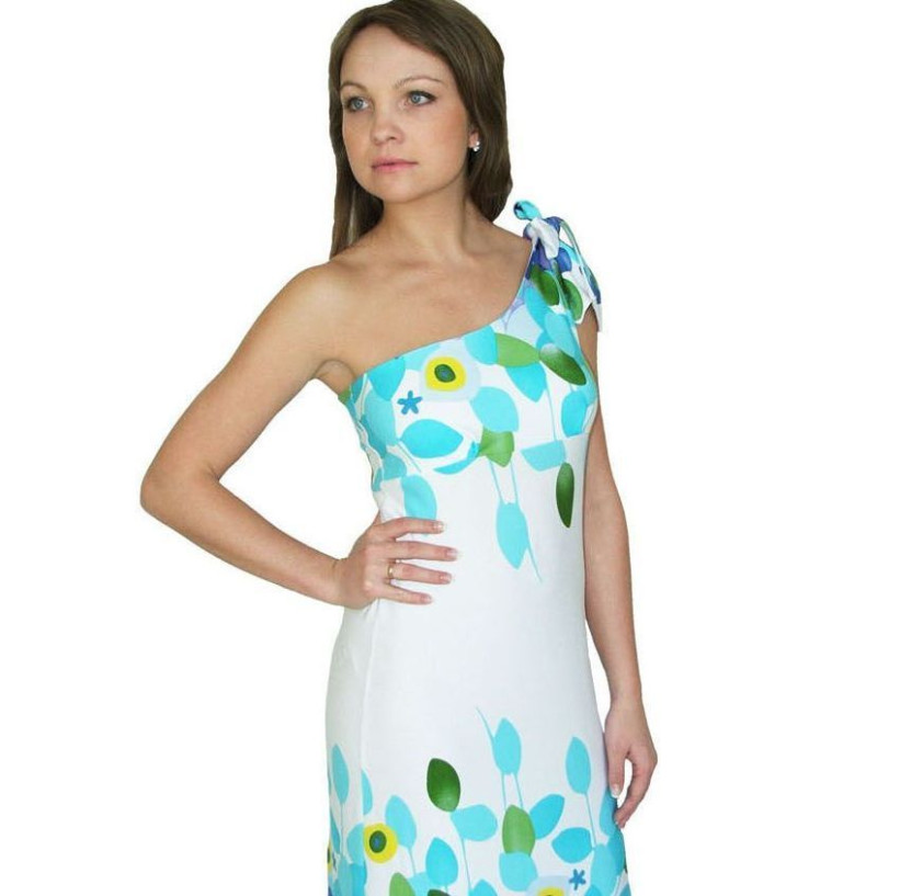 Платье летнее женское длинное Серебряная ладья 1033