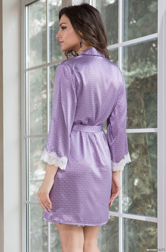 Халат шелковый женский Mia-Amore "Alexa" 3213