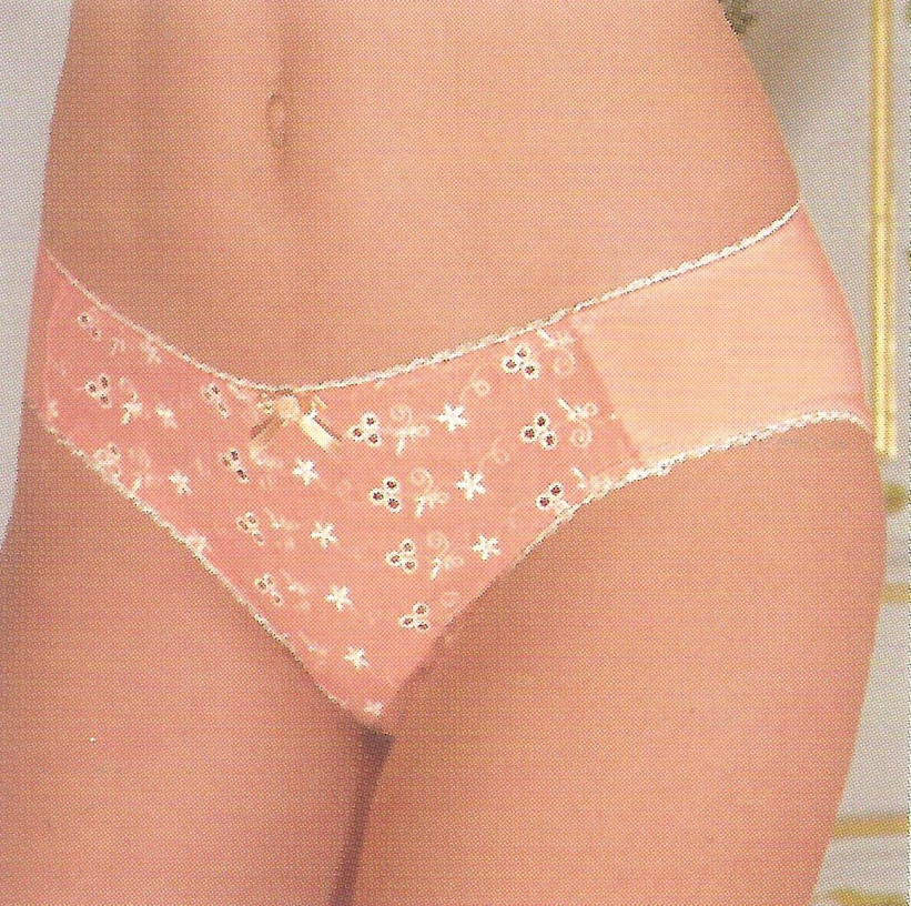 Комплект из хлопка "Mila" (Бюстгальтер 85В/ слипы XL)