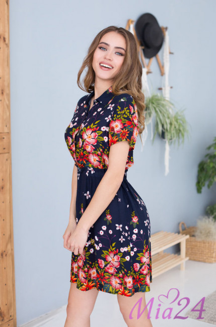 Платье женское домашнее из вискозы Mia-Mia "Nelly" 16370 