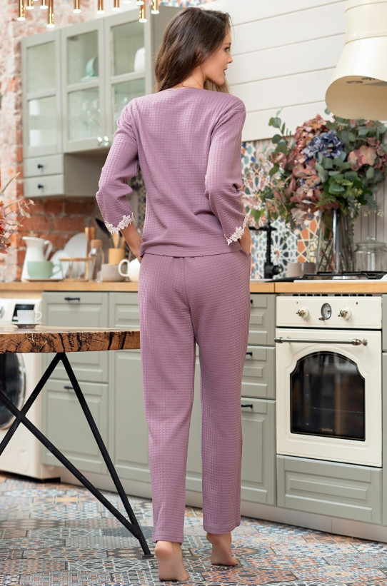 Комплект домашний женский Mia-Mella "Vivien" 6366 фиалковый