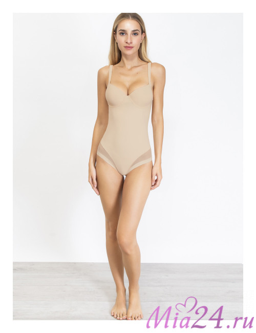 Боди из микрофибры Sielei "Everybody" 1862 пудра Боди из микрофибры Sielei "Everybody" 1862 пудра