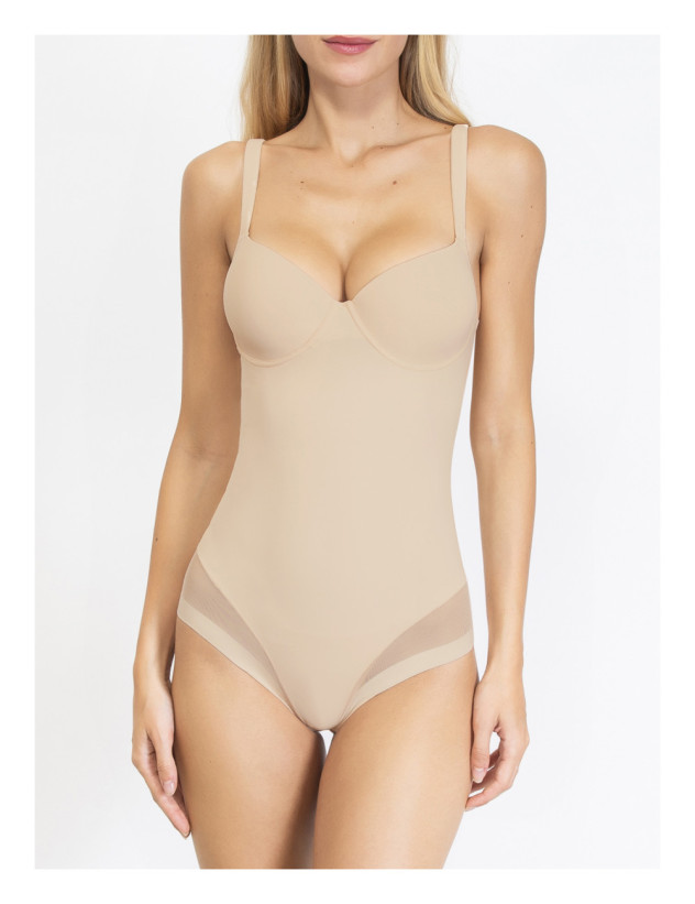 Боди из микрофибры Sielei "Everybody" 1862 пудра