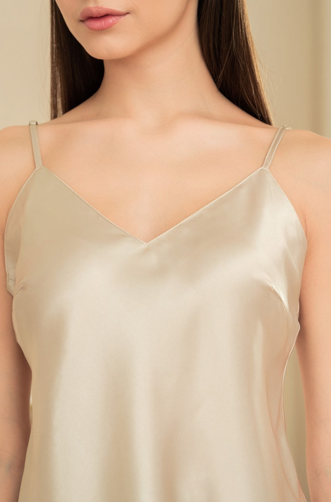 Пижама женская шелковая с шортами Mia-Amore "Maryrose" 4182