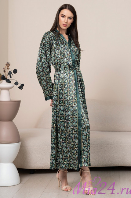 Халат длинный шелковый Mia-Amore "Bergamo" 4389 Халат длинный шелковый Mia-Amore "Bergamo" 4389