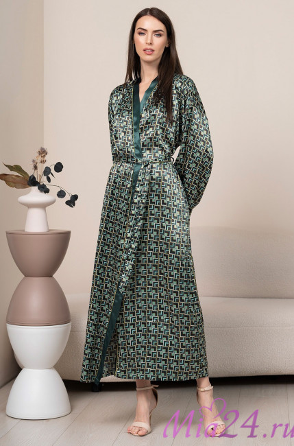 Халат длинный шелковый Mia-Amore "Bergamo" 4389 Халат длинный шелковый Mia-Amore "Bergamo" 4389