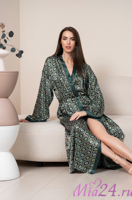 Халат длинный шелковый Mia-Amore "Bergamo" 4389 Халат длинный шелковый Mia-Amore "Bergamo" 4389