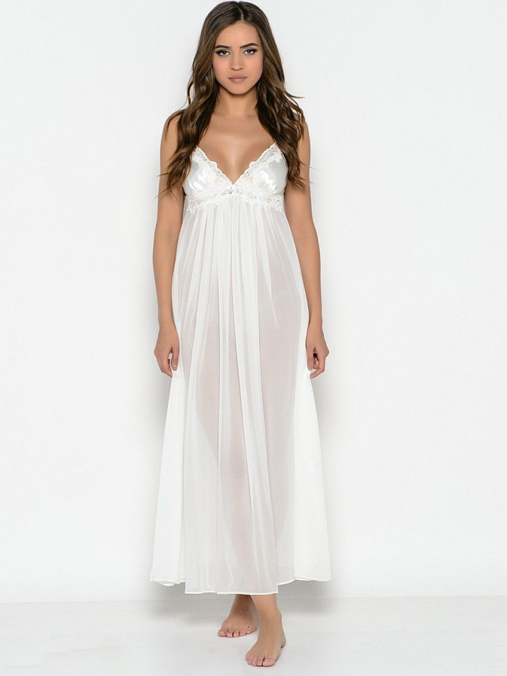 Сорочка женская длинная из шифона Mia-Mia "Milady" 7725 белая