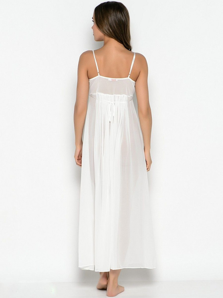 Сорочка женская длинная из шифона Mia-Mia "Milady" 7725 белая