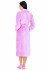 Халат женский длинный из микрофибры S-Family 68-C розовый Халат женский длинный из микрофибры S-Family 68-C розовый