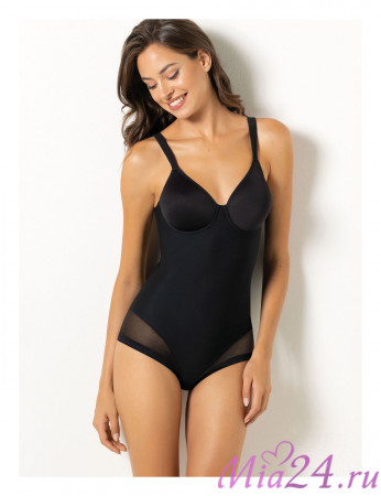 Боди из микрофибры Sielei "Everybody" 1866 черный 