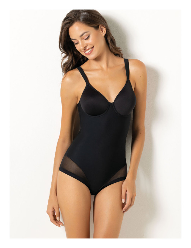 Боди из микрофибры Sielei "Everybody" 1866 черный 