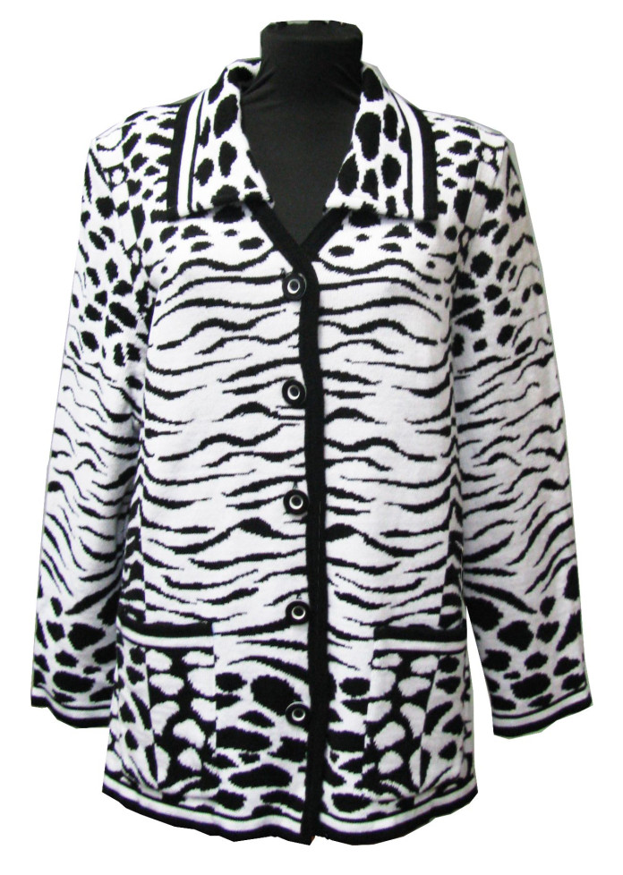 2096 Жакет "Зебра"