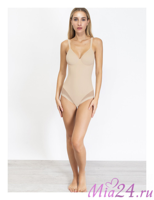 Боди из микрофибры Sielei "Everybody" 1866 пудра
