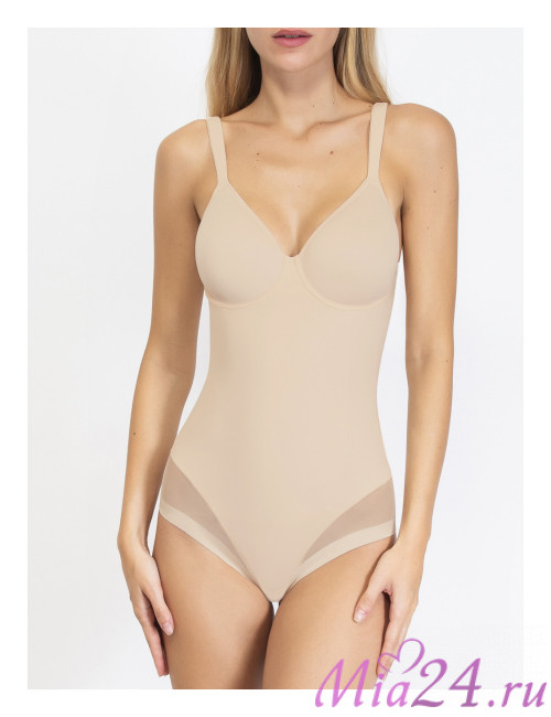 Боди из микрофибры Sielei "Everybody" 1866 пудра