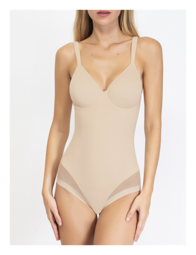 Боди из микрофибры Sielei "Everybody" 1866 пудра