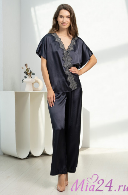 Комплект домашний женский шелковый блуза+брюки Mia-Amore "Emmanuelle" 4346 Комплект домашний женский шелковый блуза+брюки Mia-Amore "Emmanuelle" 4346