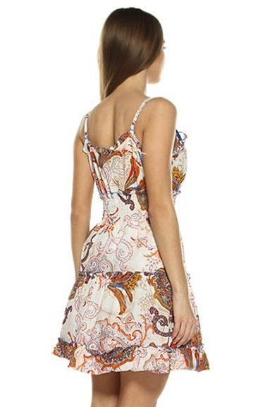 Пляжный сарафан Mia-Mia "Garda" 16060 оранжевый