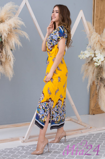 Платье женское длинное Mia-Mia "Sole Viva" 16367 Платье женское длинное Mia-Mia "Sole Viva" 16367