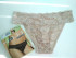 Кружевные трусики-слип Sielei "Vanity" 1775 бежевый