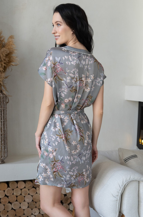 Туника женская из шелка с вискозой Mia-Amore "Amely" 5047 серый