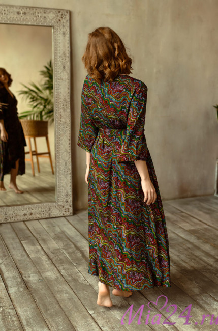 Платье домашнее женское из вискозы Mia-Mia "Reina" 16473 Платье домашнее женское из вискозы Mia-Mia "Reina" 16473